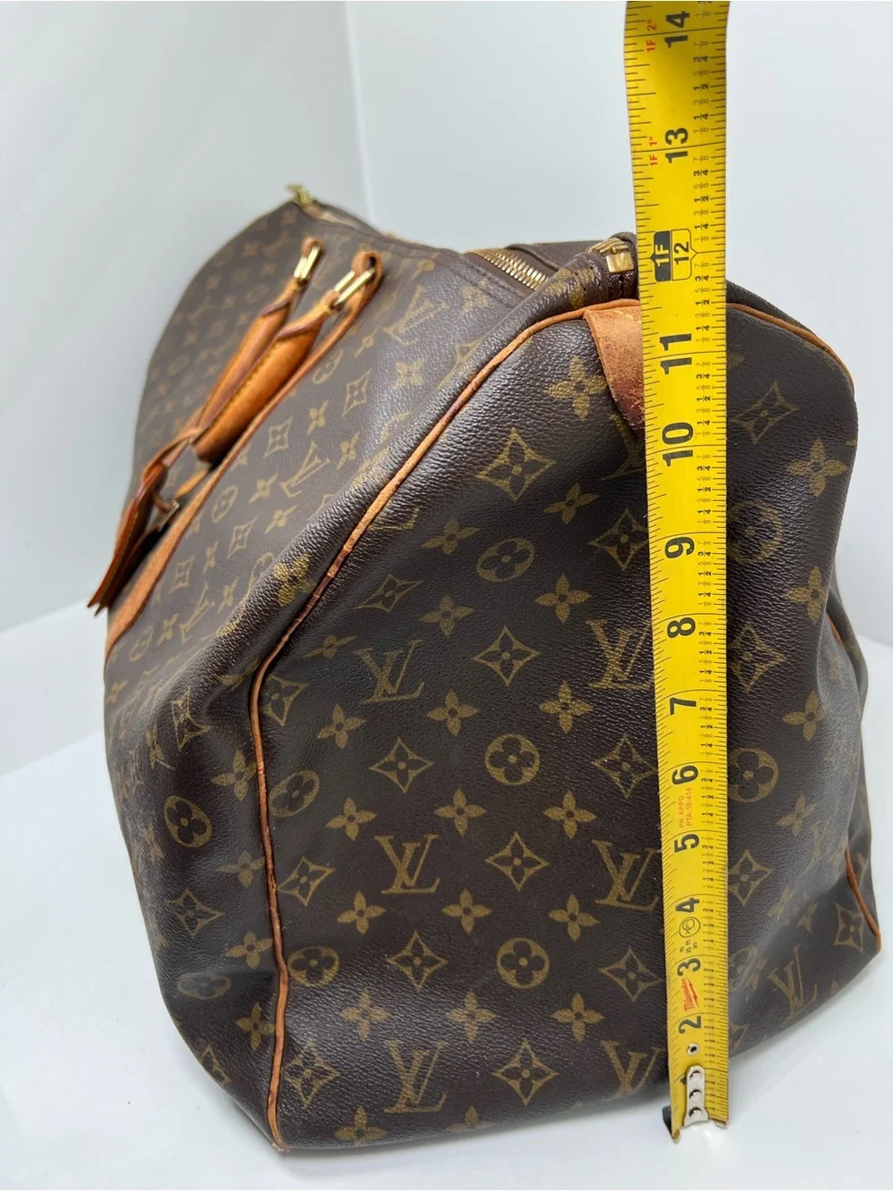 LOUIS VUITTON Monogram Keepall 55 Boston Bag
